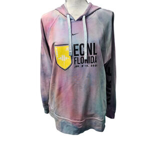 Nike dri fit Tie Dye Hooded Sweatshirt Size L